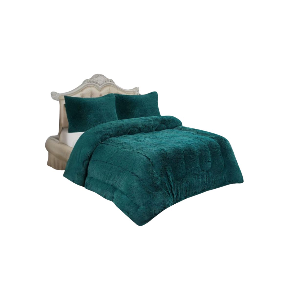 GENERICO - Cobertor Chiporro Peludo Invierno Liso Super King 270x250cm