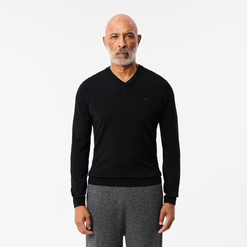 LACOSTE - Sweater Cuello V Hombre Lacoste AH1990