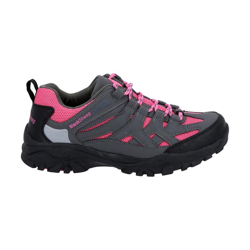 BLACKSHEEP - Zapatilla Outdoor Bajo Gris-Rosa BlackSheep Puyehue