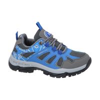 Zapato Infantil Outdoor Alto Azul Gris Juncal
