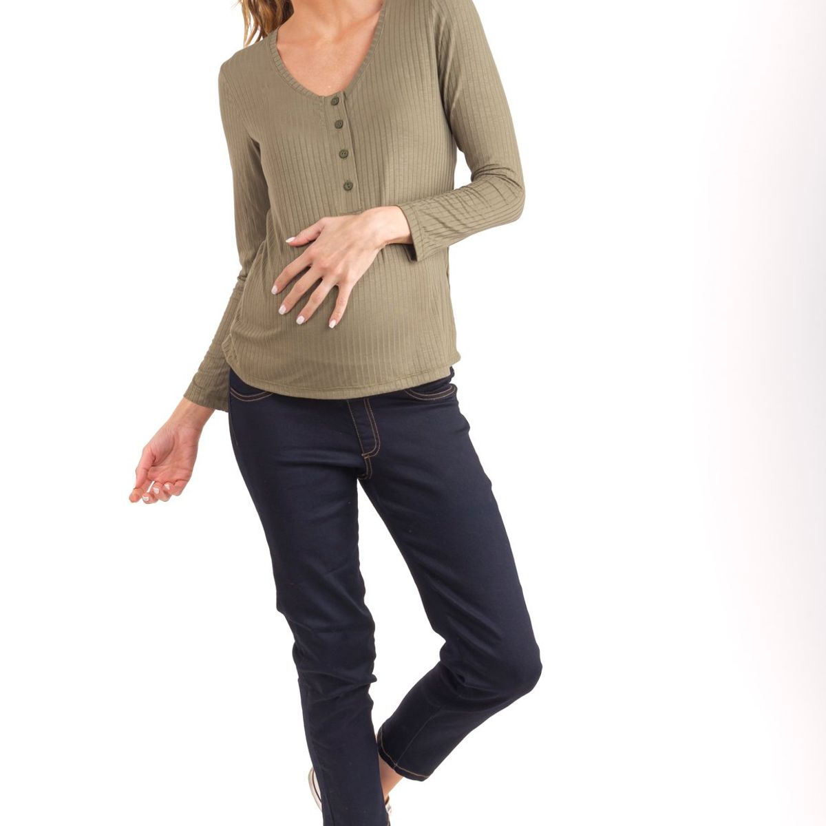 MADREMIA - Jeans Maternal Cropped Madremia
