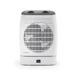 MADEMSA - Termoventilador 2000W 2 Velocidades, Oscilación y Termostato TV550 Blanco