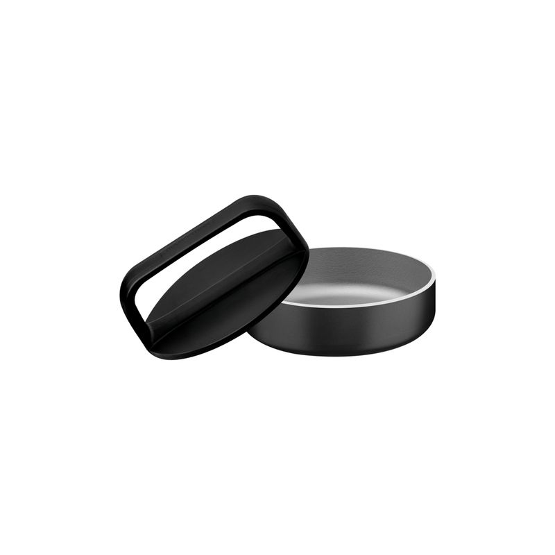 TRAMONTINA - Molde Prensador de Hamburguesas Tramontina Black Burger en Polipropileno Negro con Base en Aluminio