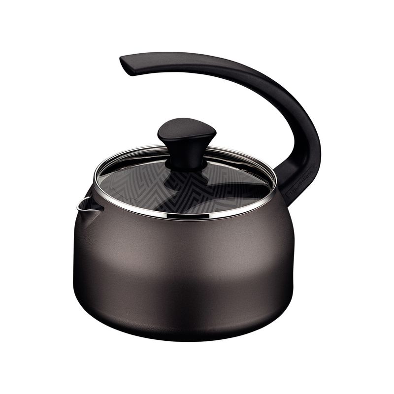 TRAMONTINA - Tetera Tramontina en Aluminio con Revestimiento Interno y Externo de Antiadherente Starflon Max Plomo 1,9 L