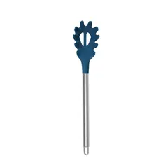 FTA - Servidor Pasta Silicona Mango Acero Azul
