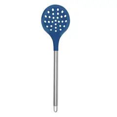 FTA - Espumadera Silicona Mango Acero Azul
