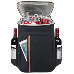 GENERICO - Bolso Cooler Mochila Hielera Termico Portatil Plegable 20l
