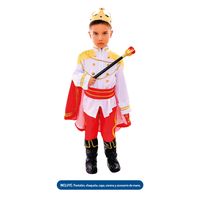 Disfraz Principe o Rey con acc. Talla 5 a 6 años