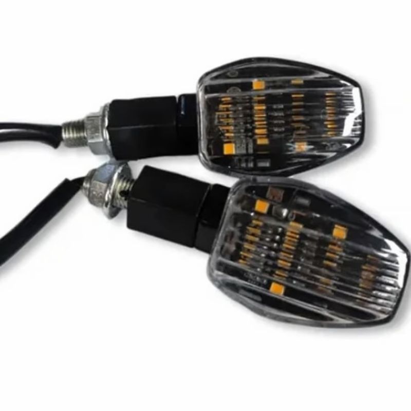 GENERICO - intermitente para motocicleta LUZ de cruce amarilla ITM555