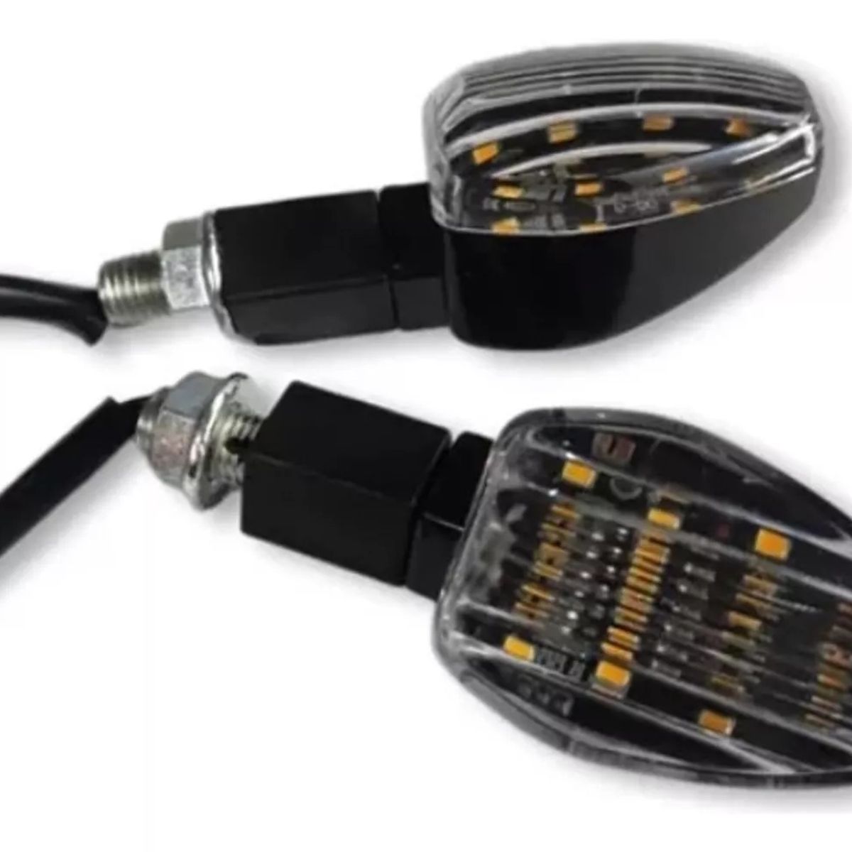 GENERICO - intermitente para motocicleta LUZ de cruce amarilla ITM555