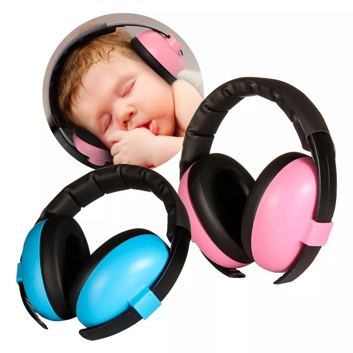GENERICO - Orejeras Antiruido Auriculares Protectores Bebes Y Niños