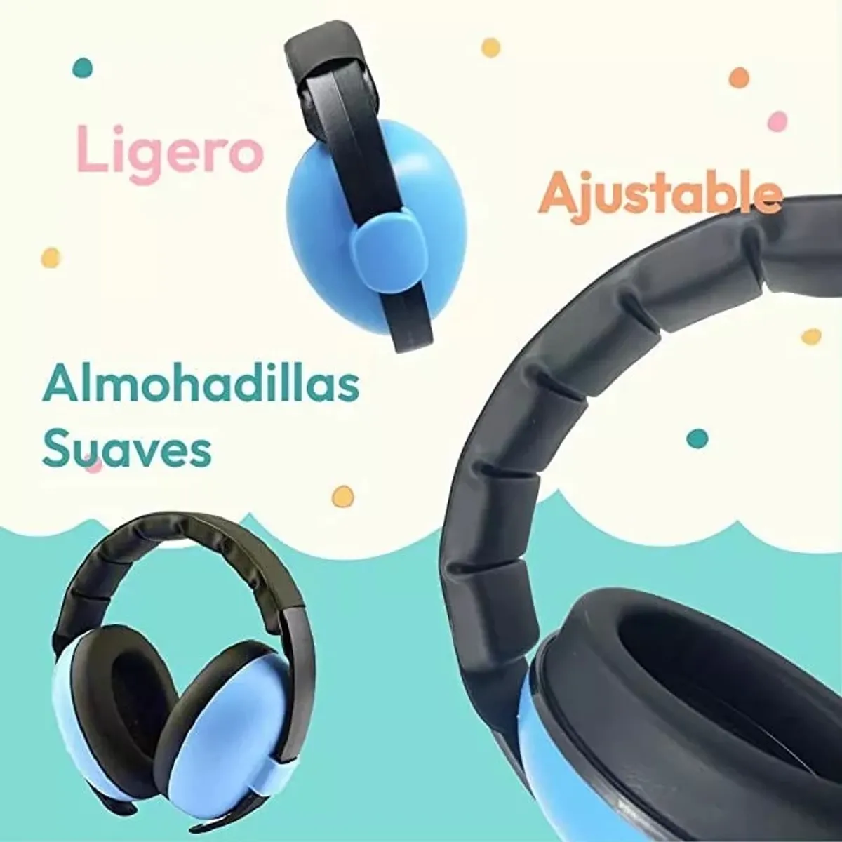 GENERICO - Orejeras Antiruido Auriculares Protectores Bebes Y Niños