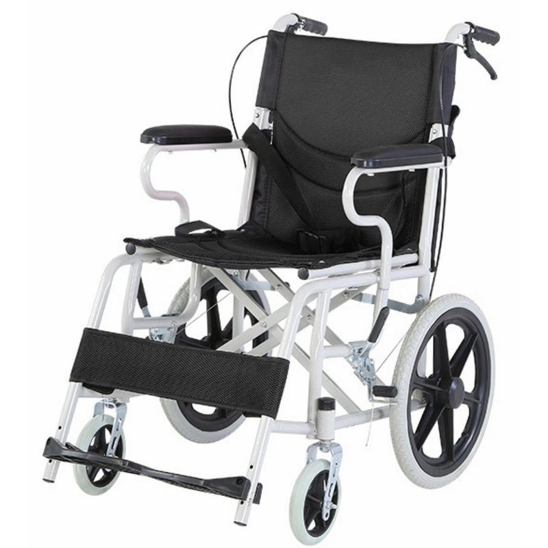 GENERICO - Silla De Ruedas Estándar Geriatrica Plegable Descansa Pies