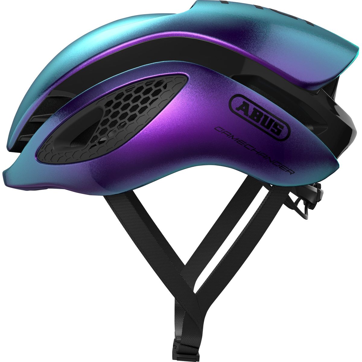 ABUS - Casco Bicicleta Gamechanger Purpura Flip Talla L 59-62cm