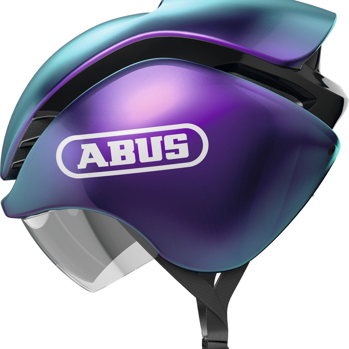 ABUS - Casco Bicicleta Gamechanger Tri Purpura Flip Talla M 52-58cm