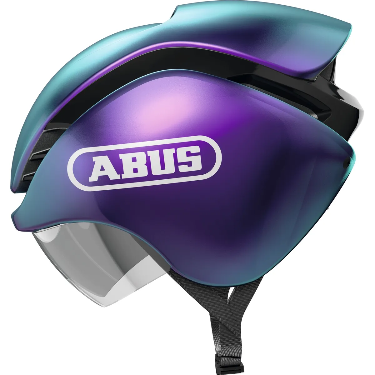 ABUS - Casco Bicicleta Gamechanger Tri Purpura Flip Talla S 51-55cm