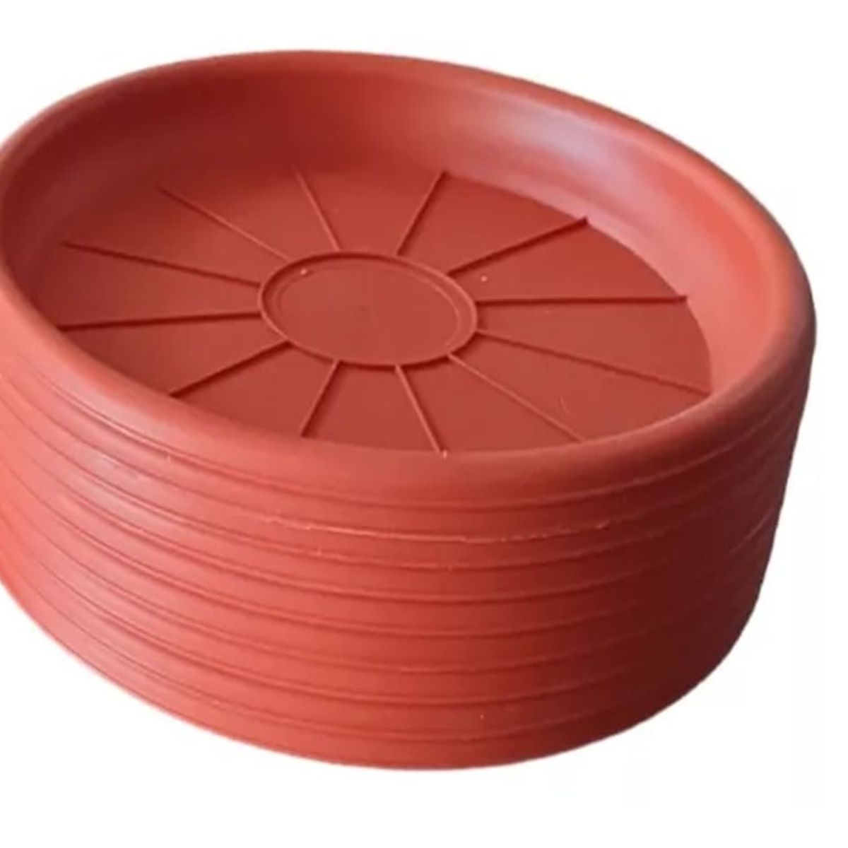 GENERICO - Pack 20 Plato Base Macetero Redondo Interior 11 Cm N°15