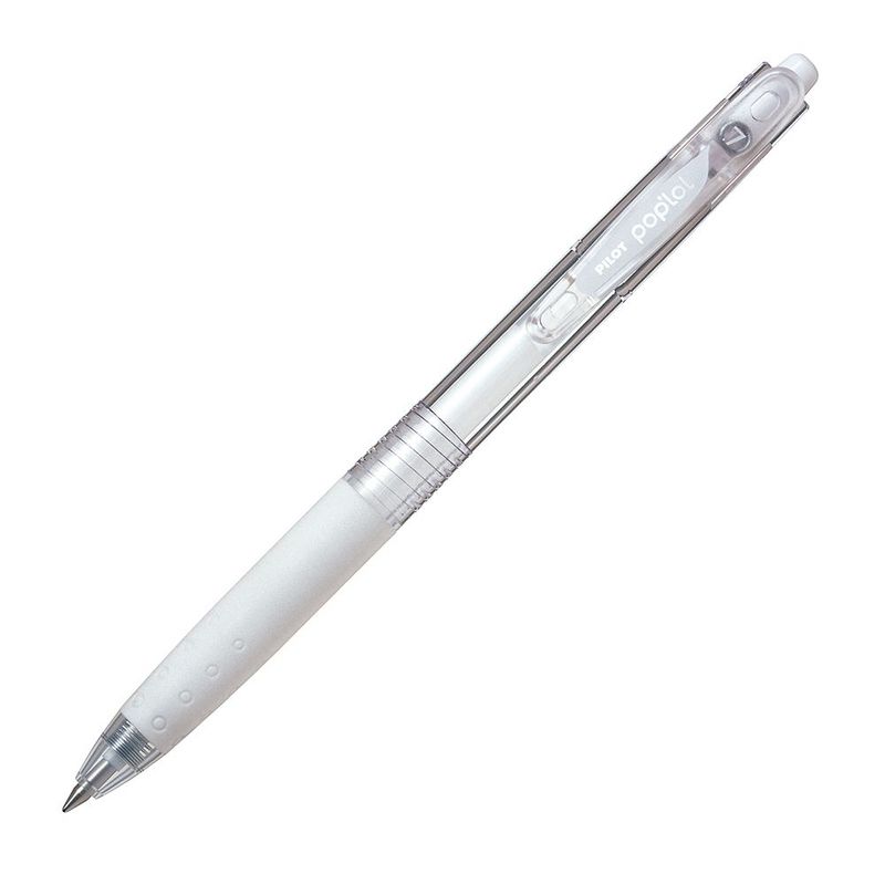 PILOT - Lápiz Gel Pop´lol Blanco 0.7 mm. 12 Ud