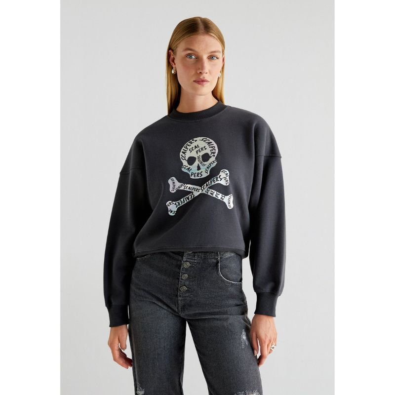 SCALPERS - Poleron Print Calavera