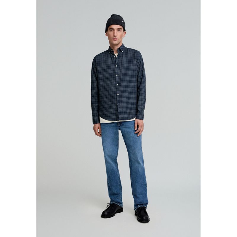 SCALPERS - Camisa Cuadros Cuello Botones