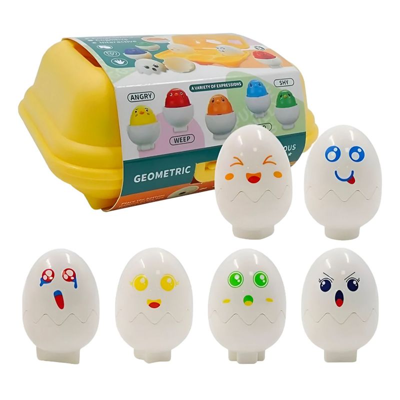 GENERICO - Nuevo Juego Didáctico Huevos De Encaje Pollito