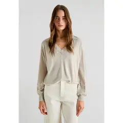 SCALPERS - Sweater Detalle Encaje