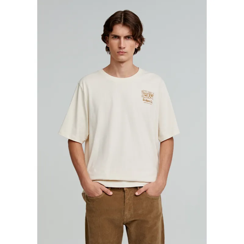SCALPERS - Polera Dibujo Trasero