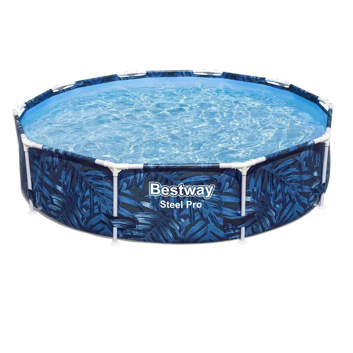 BESTWAY - Alberca Estructural Redonda Bestway 305mx66cm Azul Diseño