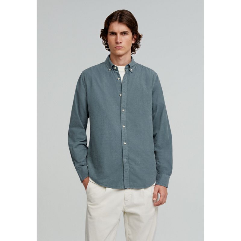 SCALPERS - Camisa Pana Cuello Botones