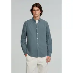 SCALPERS - Camisa Pana Cuello Botones