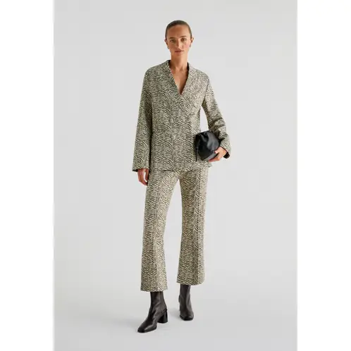 SCALPERS - Pantalón Flare Animal Print