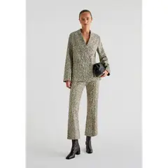 SCALPERS - Pantalón Flare Animal Print