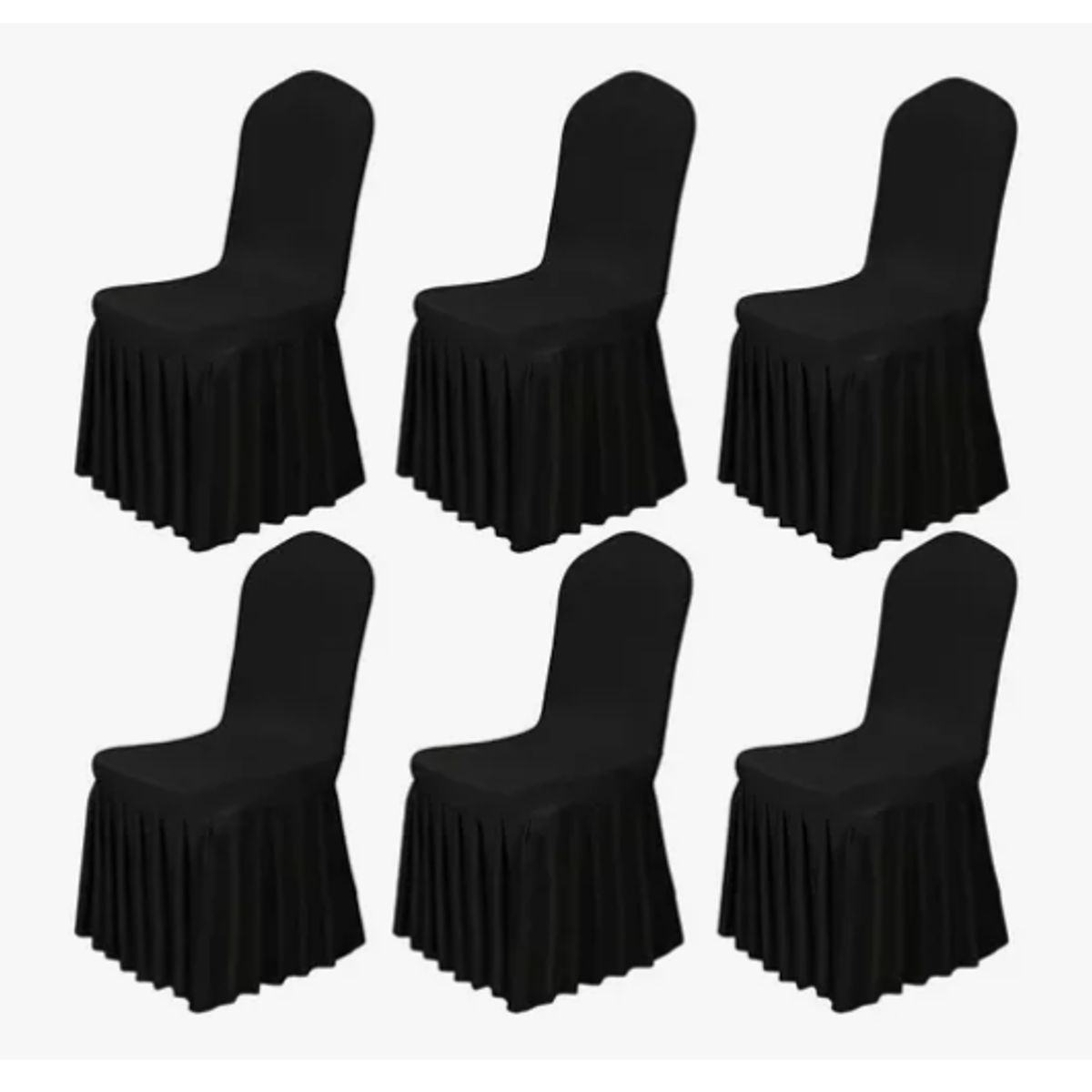 GENERICO - Pack 6 Funda Elástica Para Silla Universal De Evento