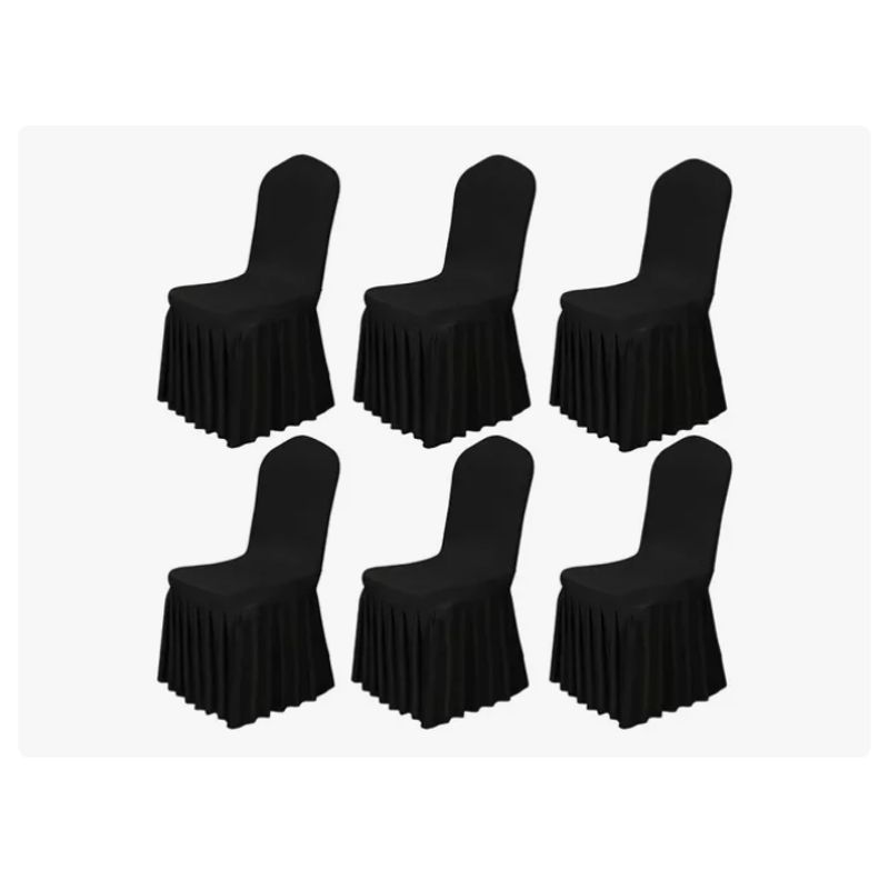 GENERICO - Pack 6 Funda Elástica Para Silla Universal De Evento