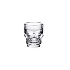 GENERICO - Vaso Shot Tequilero Calavera Vidrio 6 Pcs 65ml