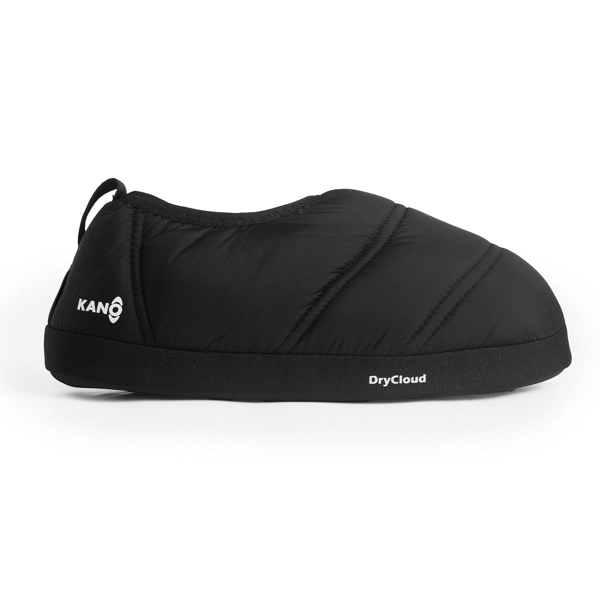 KANO - Pantuflas Outdoor Unisex Impermeables con Memory Foam Negro