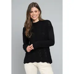 ESPRIT - Sweater Largo Multipunto Mujer