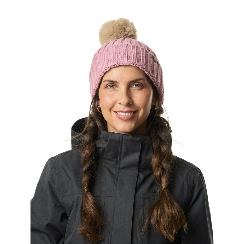 KIVUL - Gorro Beanie Friz Unisex Rosado