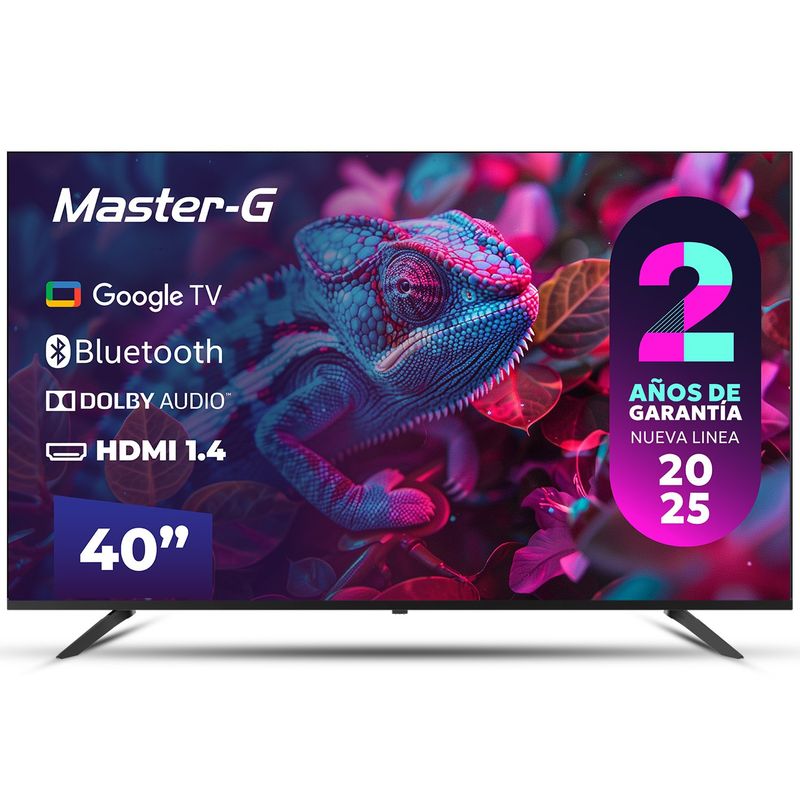 MASTER G - Smart TV Led 40" Google TV Full HD Bluetooth MGG40FFK.