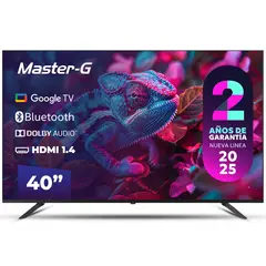 MASTER G - Smart TV Led 40" Google TV Full HD Bluetooth MGG40FFK