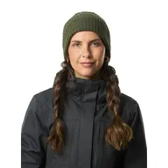 KIVUL - Gorro Beanie Waffle Unisex Verde Con Beige