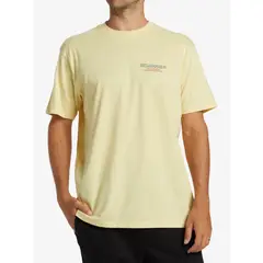BILLABONG - Polera Hombre Twin Fins Amarillo