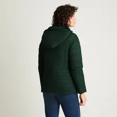 LORENZO DI PONTTI - Parka Corta Manga Larga Gruesa Verde