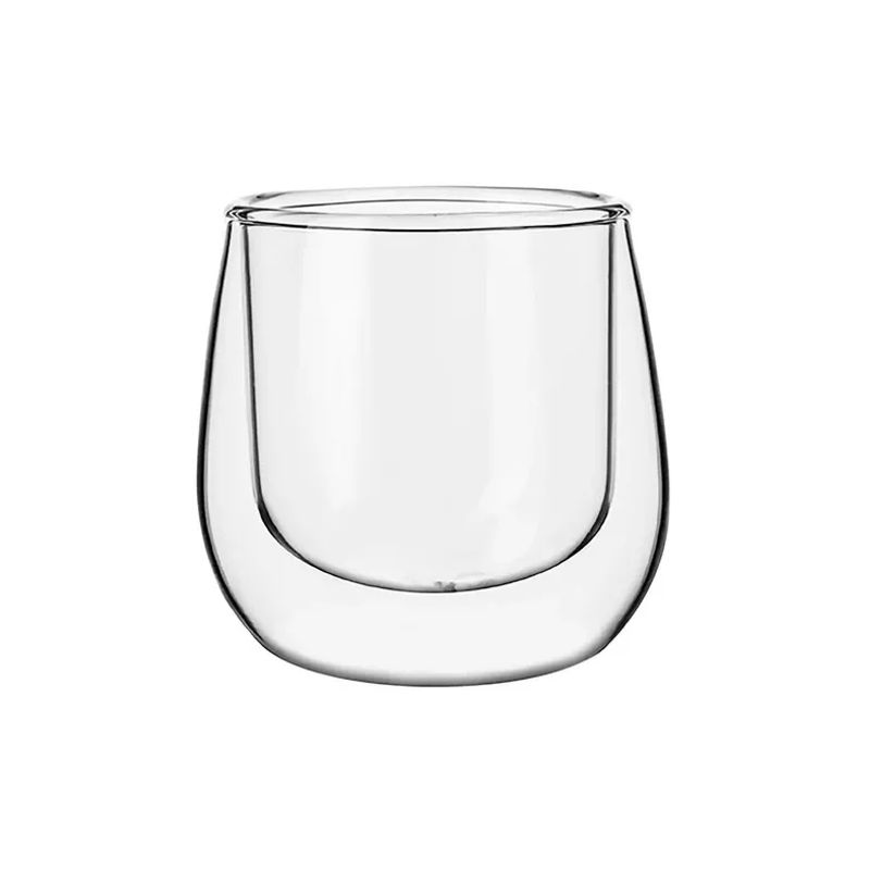 GENERICO - Set 2 Tazas Espresso Doble Pared 90ml
