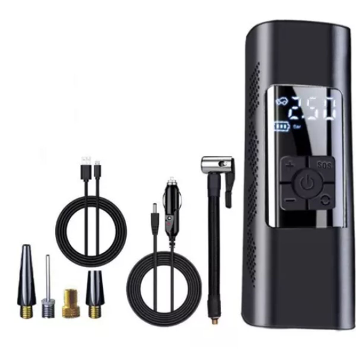 GENERICO - Compresor De Aire Portátil 12v 6000mah Inflador Inalámbrico