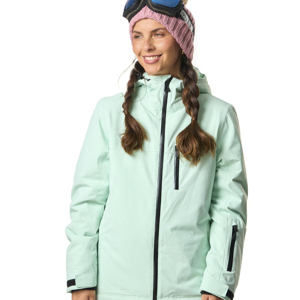 KIVUL - Chaqueta Koris Nieve Reciclada Mujer Verde Agua