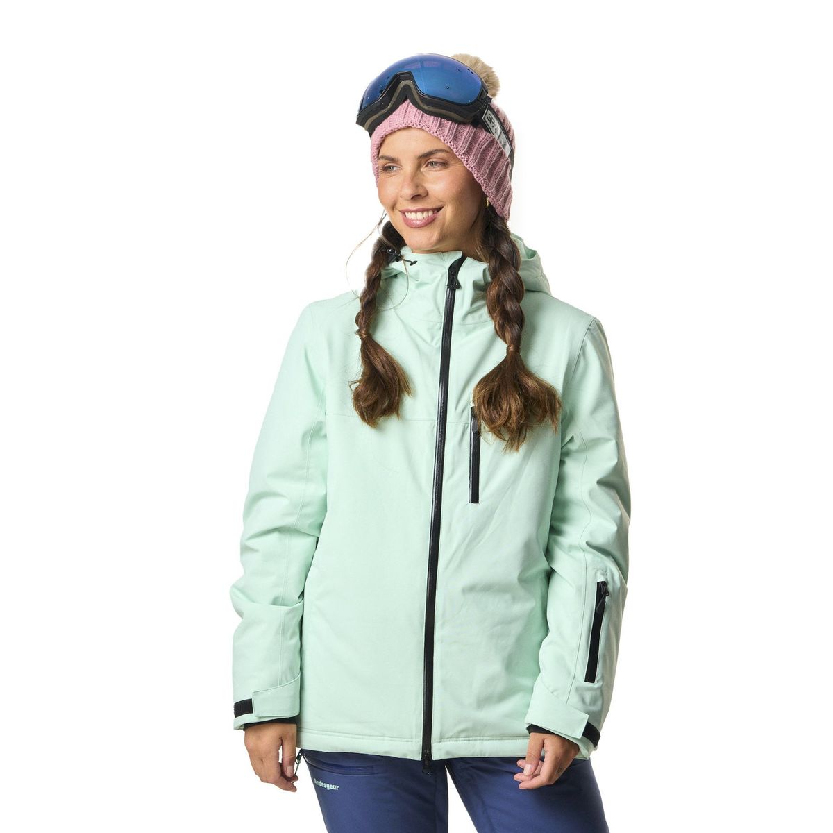 KIVUL - Chaqueta Koris Nieve Reciclada Mujer Verde Agua