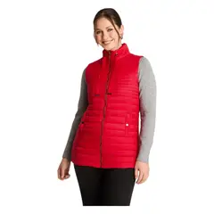 LORENZO DI PONTTI - Parka Sin Mangas Con Cierre Rojo