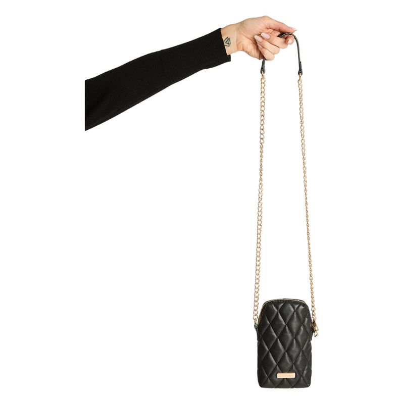 LORENZO DI PONTTI - Porta Celuar De Ecocuerpo Con Cadena Negro