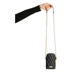 LORENZO DI PONTTI - Porta Celuar De Ecocuerpo Con Cadena Negro